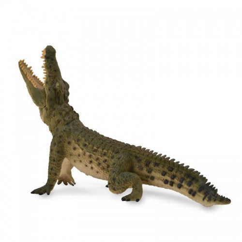 Crocodile Leaping (Movable Jaw) (XL Grey Tag) - CollectA