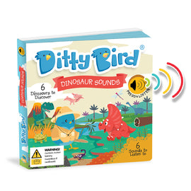 Dinosaur Sounds Board Book - Ditty Bird
