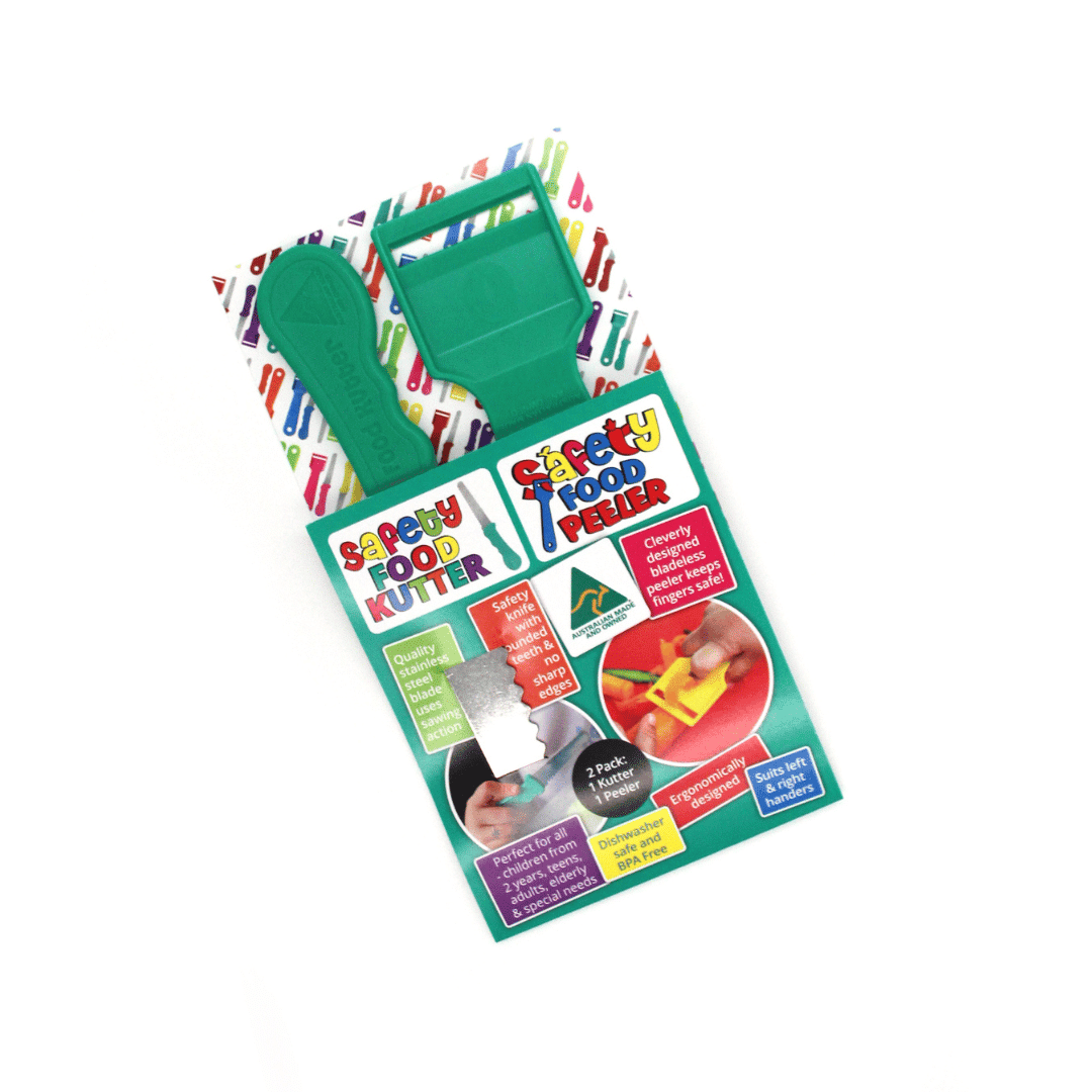 Kiddies Food Kutter 2 Pack Large (1 Kutter & 1 Peeler)