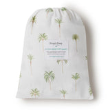 Palm Fitted Cot Sheet - Snuggle Hunny
