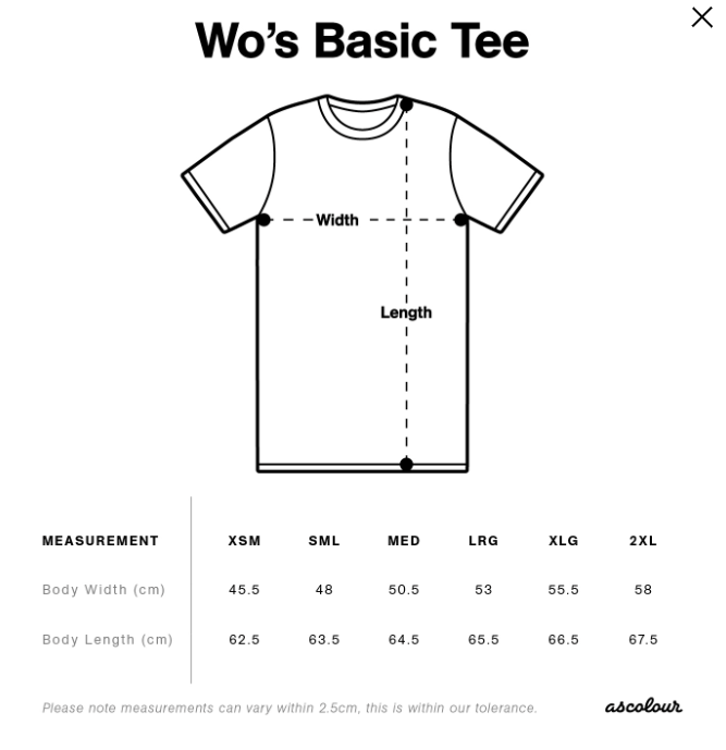 Womens Basic Tee