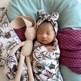 Banksia Stretch Cotton Baby Wrap Set - Snuggle Hunny Kids