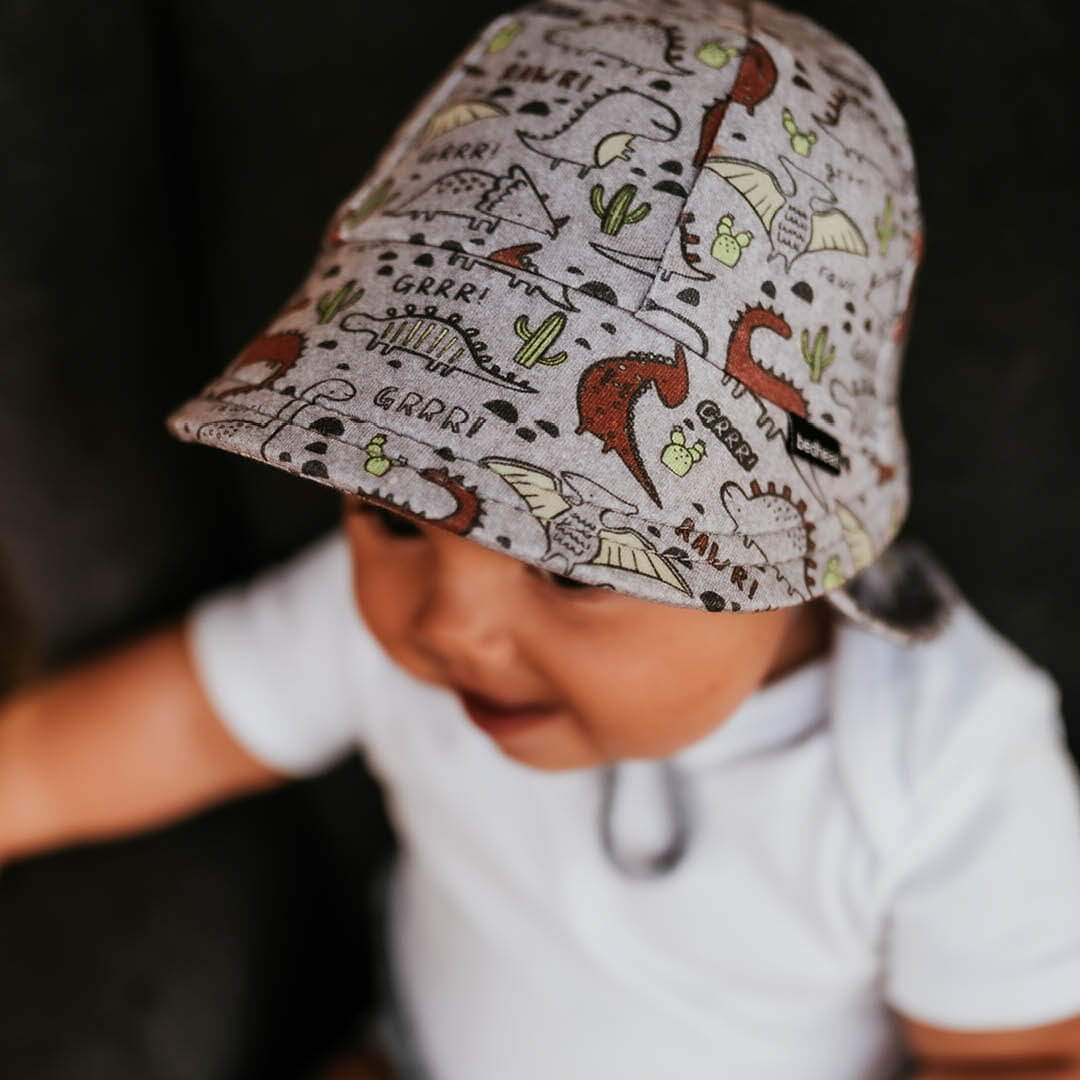 Jurassic Legionnaire Flap Hat - Bedhead Hats SIZE 0-3M