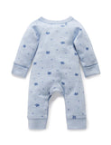 Premie Crossover Growsuit Blue Leaf - Pure Baby