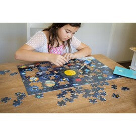 Space 200pc Observation Puzzle & Booklet - Djeco