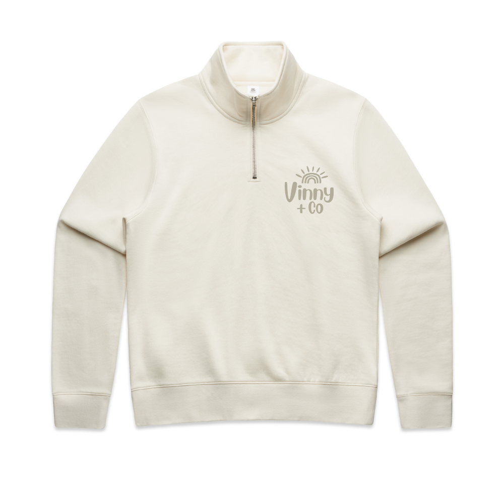 Womens Half Zip Crew