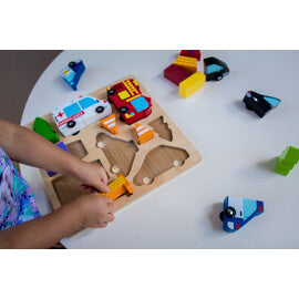 Vehicle Puzzle with Magnets - Kiddie Connect