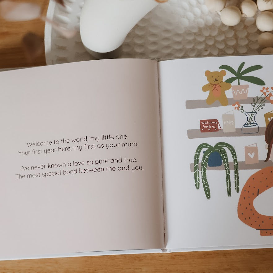 The First Year - keepsake children's book - Tunstill Tales