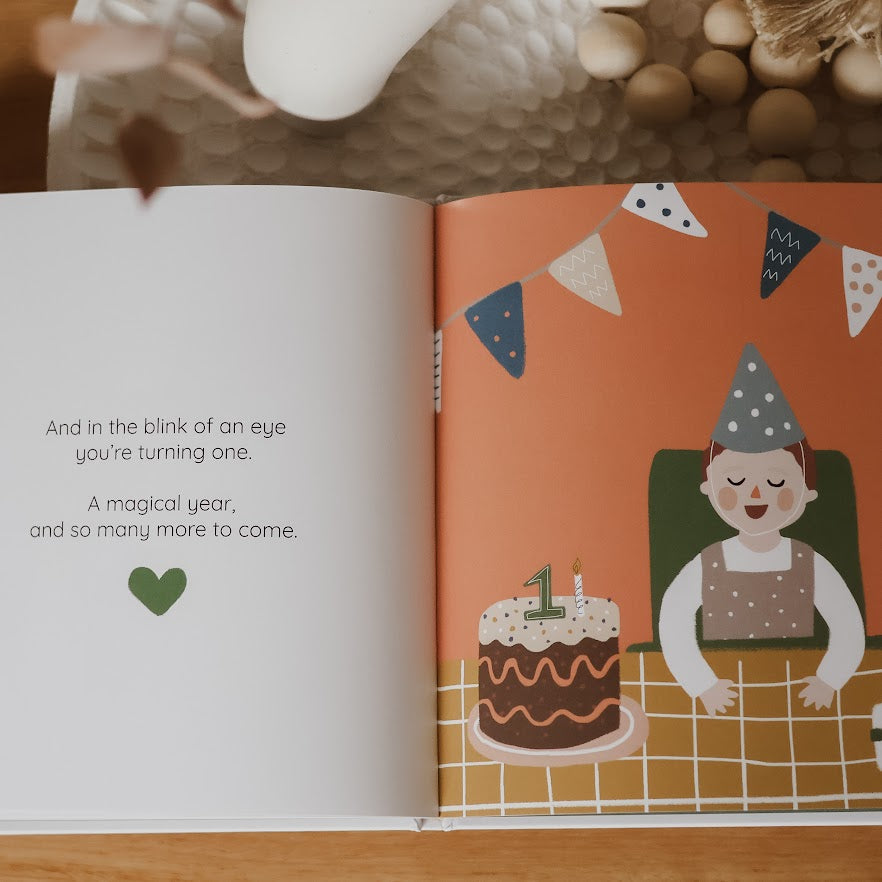 The First Year - keepsake children's book - Tunstill Tales