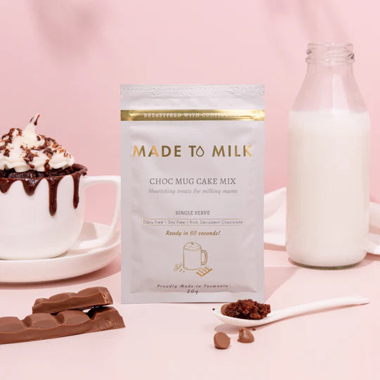 Chocolate Lactation Mug Cake Mix SINGLE SERVE - Made To Milk