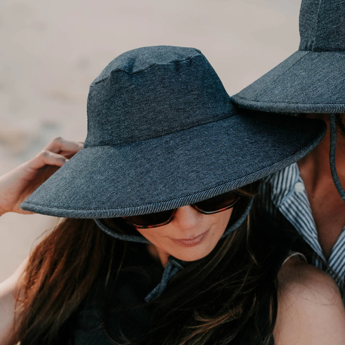 Adults Ribbed Broadbrim Sun Hat - (PRE-ORDER)