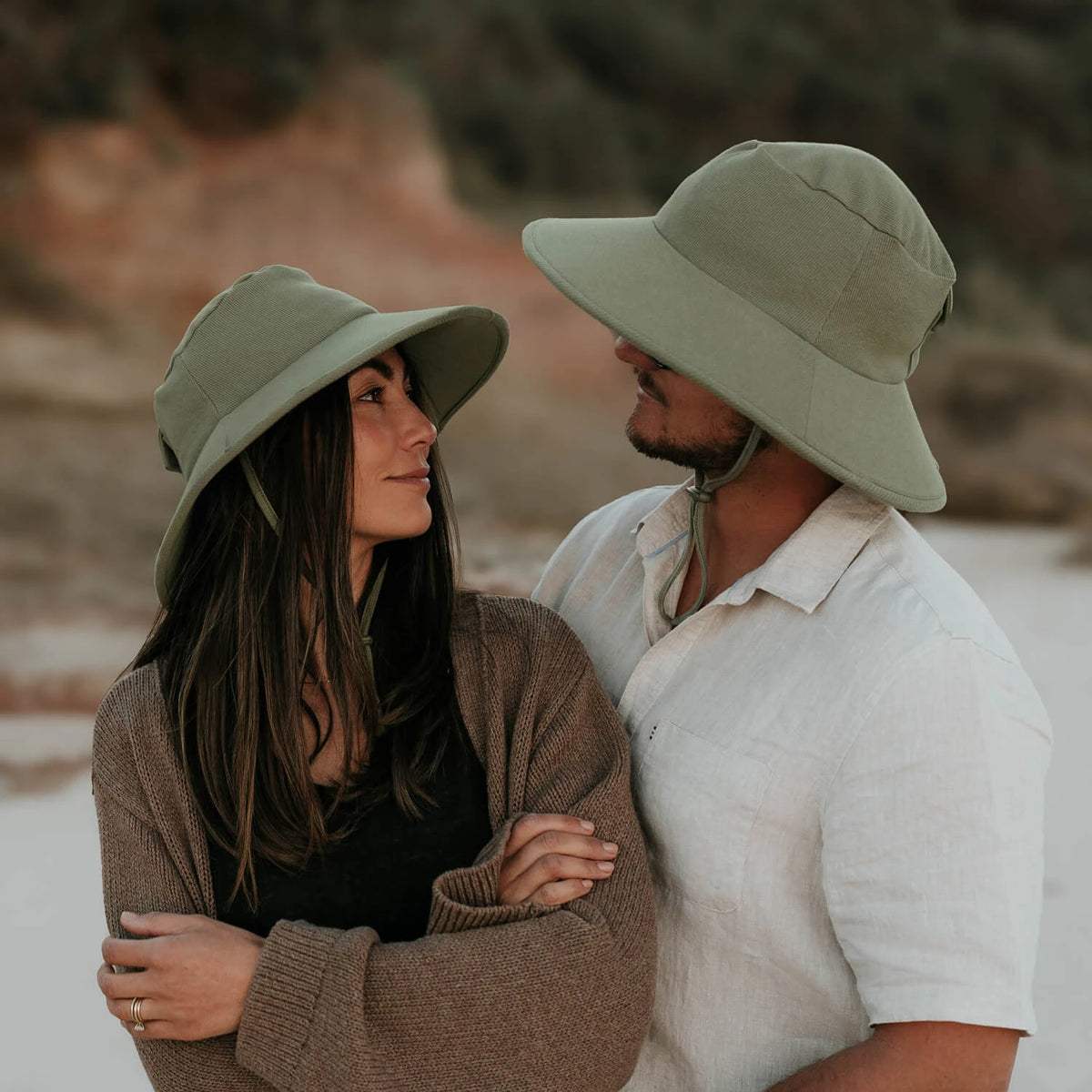 Adults Ribbed Broadbrim Sun Hat - (PRE-ORDER)