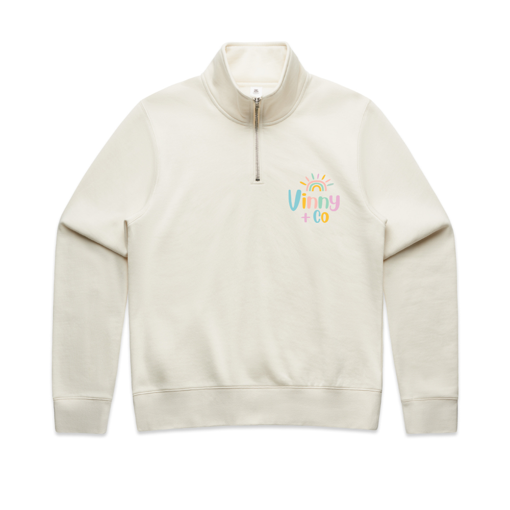Womens Half Zip Crew