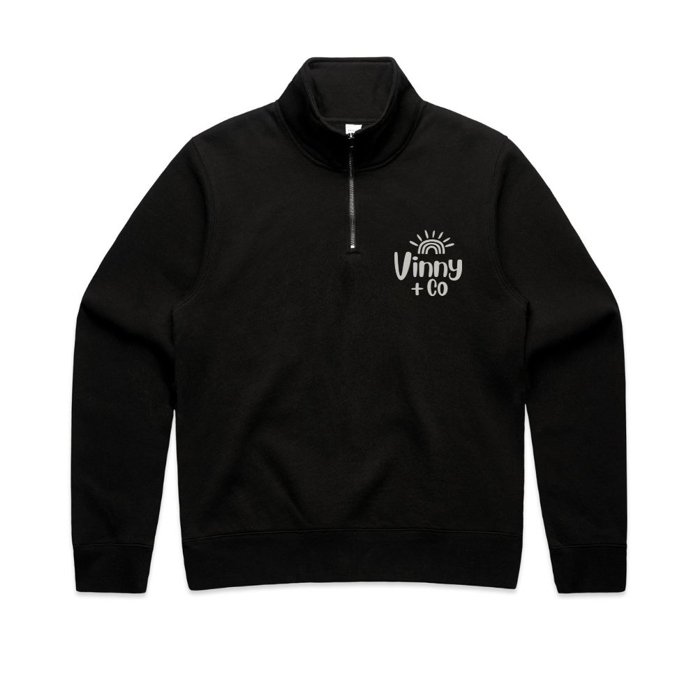 Womens Half Zip Crew
