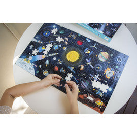 Space 200pc Observation Puzzle & Booklet - Djeco