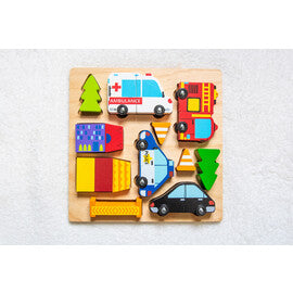 Vehicle Puzzle with Magnets - Kiddie Connect
