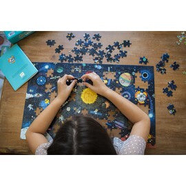 Space 200pc Observation Puzzle & Booklet - Djeco