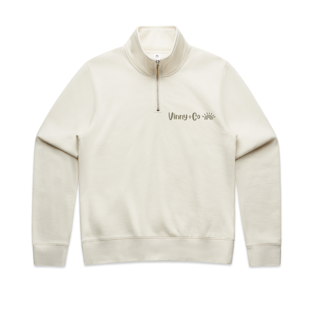 Womens Half Zip Crew
