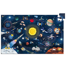 Space 200pc Observation Puzzle & Booklet - Djeco