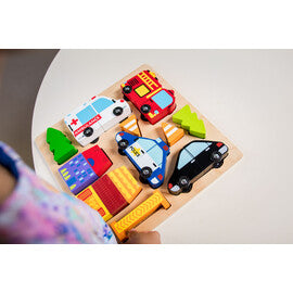 Vehicle Puzzle with Magnets - Kiddie Connect
