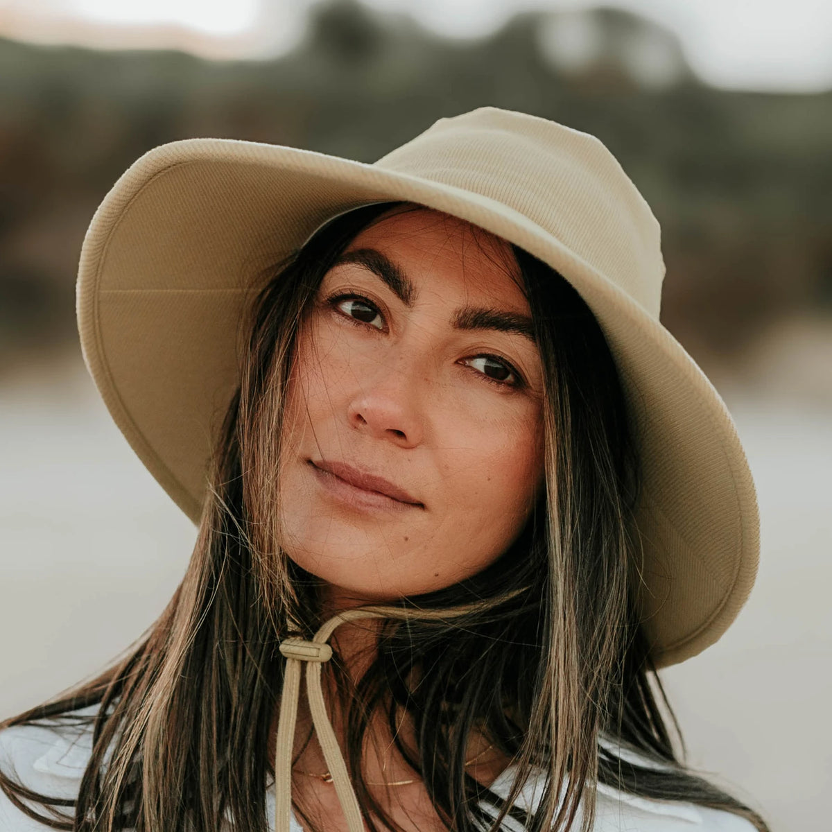 Adults Ribbed Broadbrim Sun Hat - (PRE-ORDER)