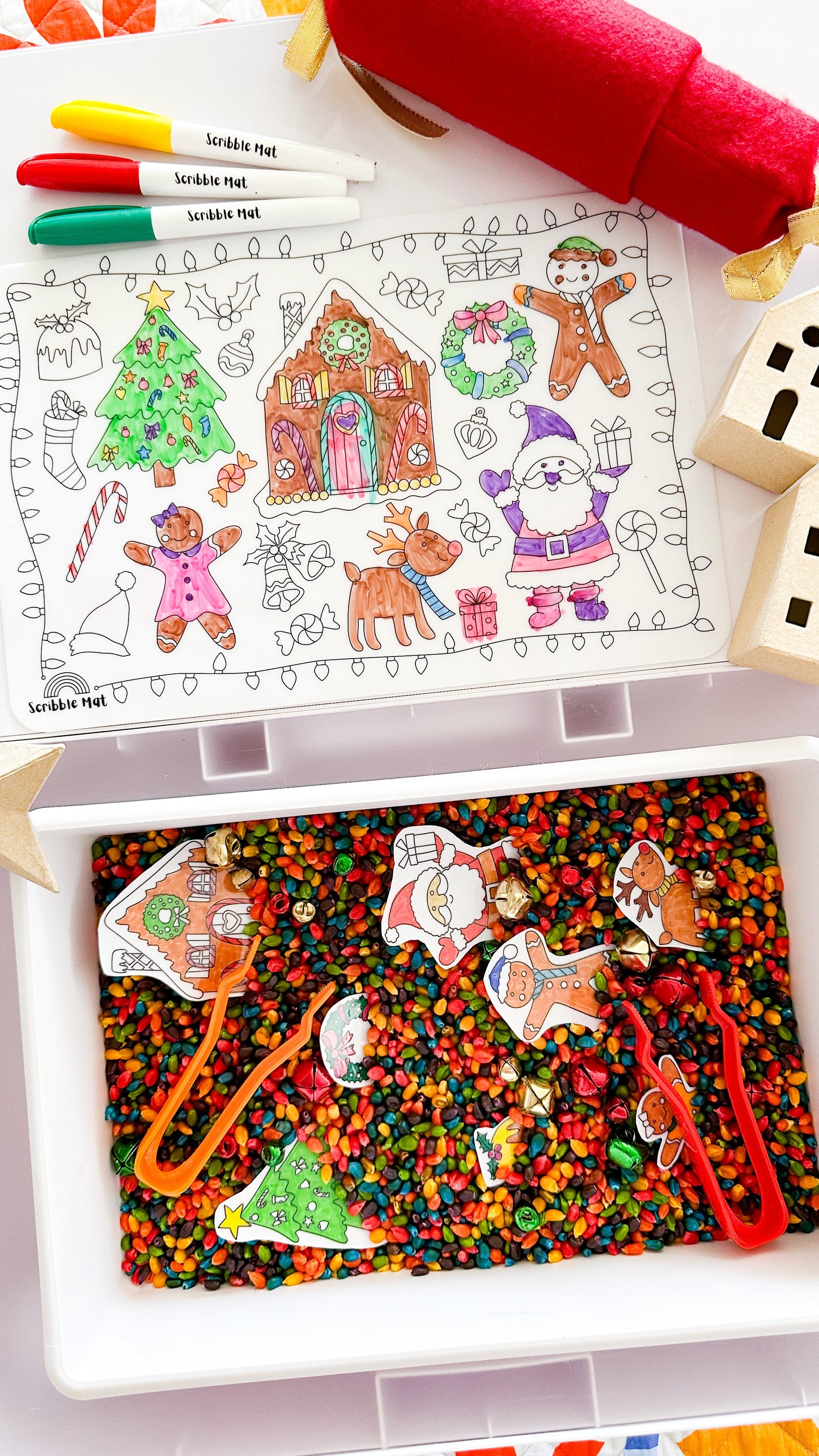 Scribble Mat - Christmas Cracker