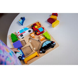 Vehicle Puzzle with Magnets - Kiddie Connect