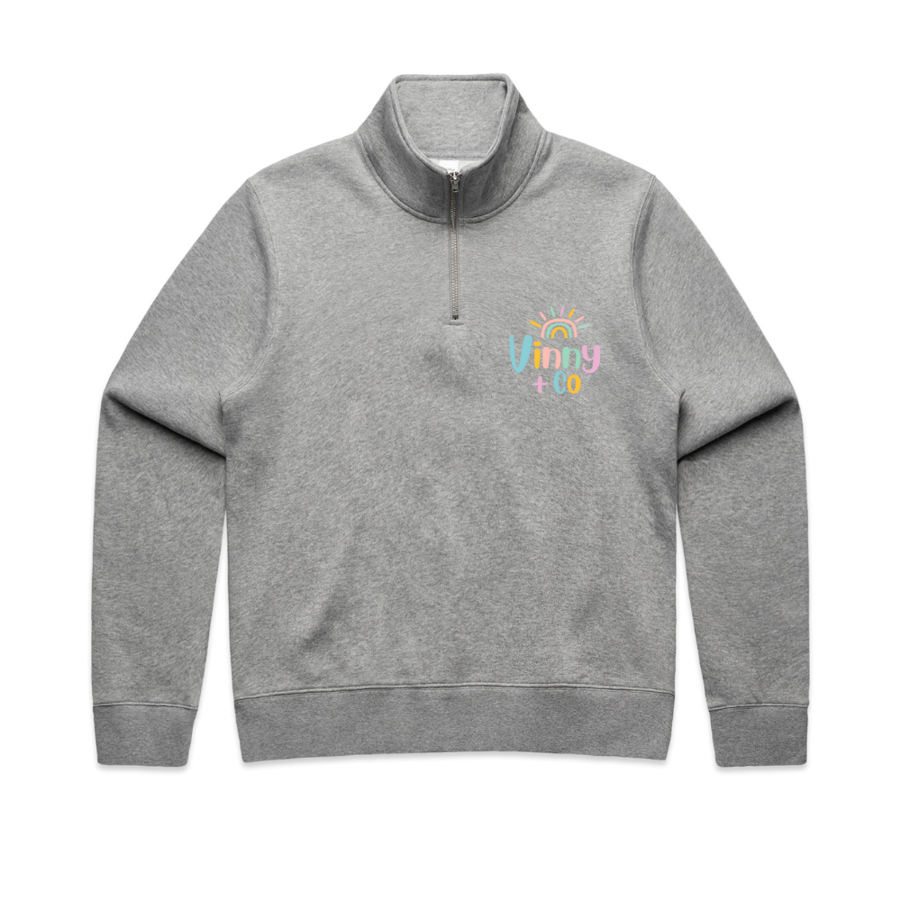 Womens Half Zip Crew