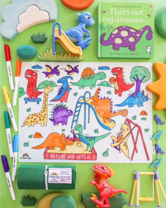 Scribble Mat - Dino-motions