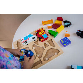 Vehicle Puzzle with Magnets - Kiddie Connect