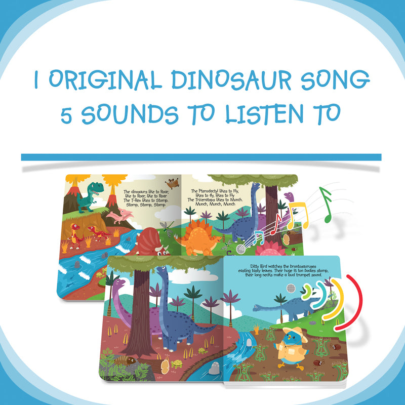 Dinosaur Sounds Board Book - Ditty Bird