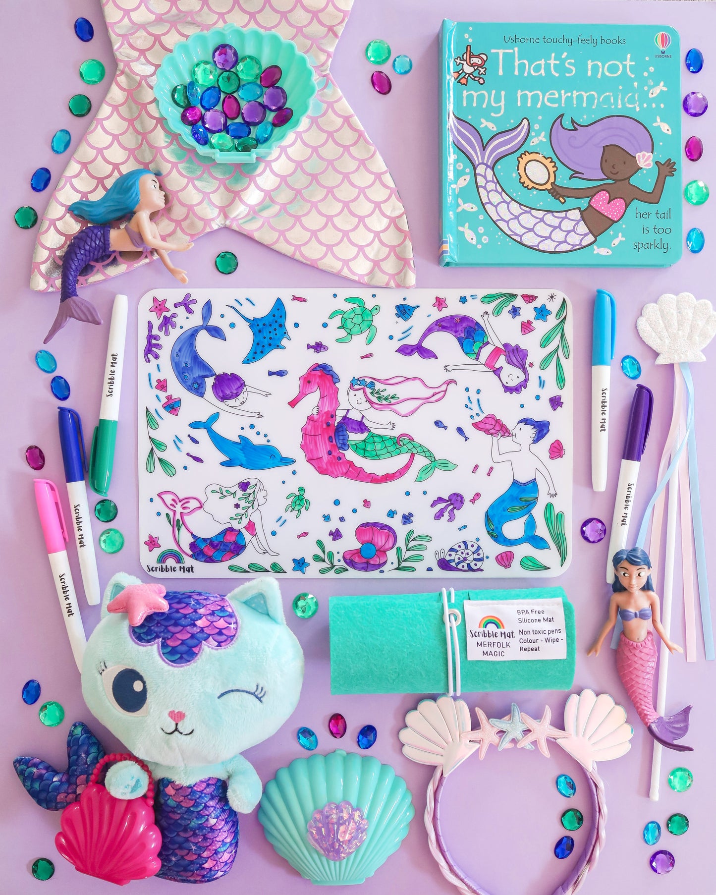 Scribble Mat - Merfolk Magic