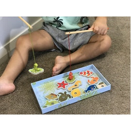 12 piece Magnetic Tropical Fishing - Djeco