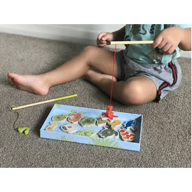 12 piece Magnetic Tropical Fishing - Djeco