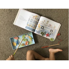 12 piece Magnetic Tropical Fishing - Djeco