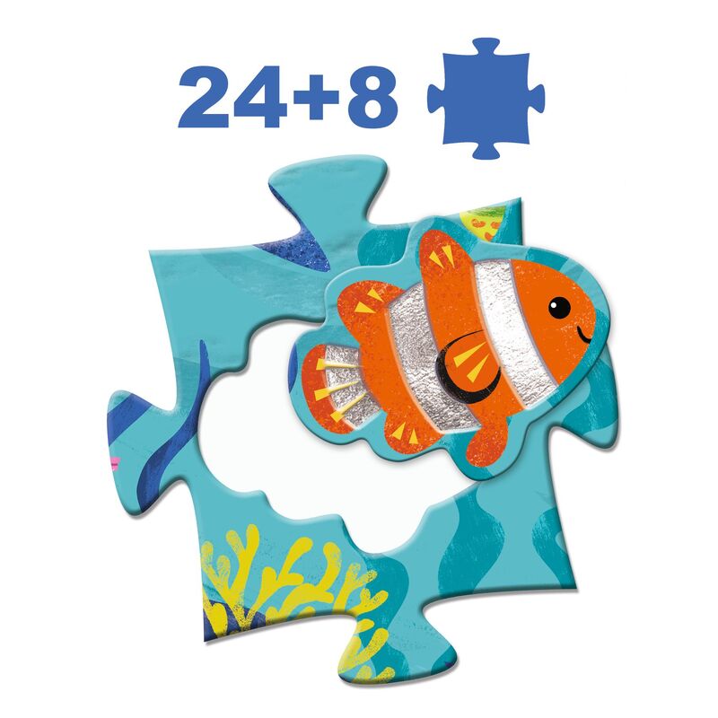 Tactile Sea 32pc Giant Puzzle - Djeco