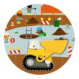 Construction Site 17 pc Giant Puzzle - Djeco