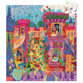 The Fairy Castle 54pc Silhouette Puzzle - Djeco