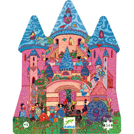 The Fairy Castle 54pc Silhouette Puzzle - Djeco