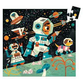 Space Station 54 pc Silhouette Puzzle - Djeco