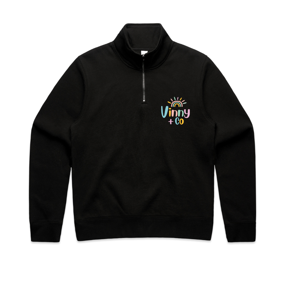 Womens Half Zip Crew