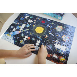 Space 200pc Observation Puzzle & Booklet - Djeco