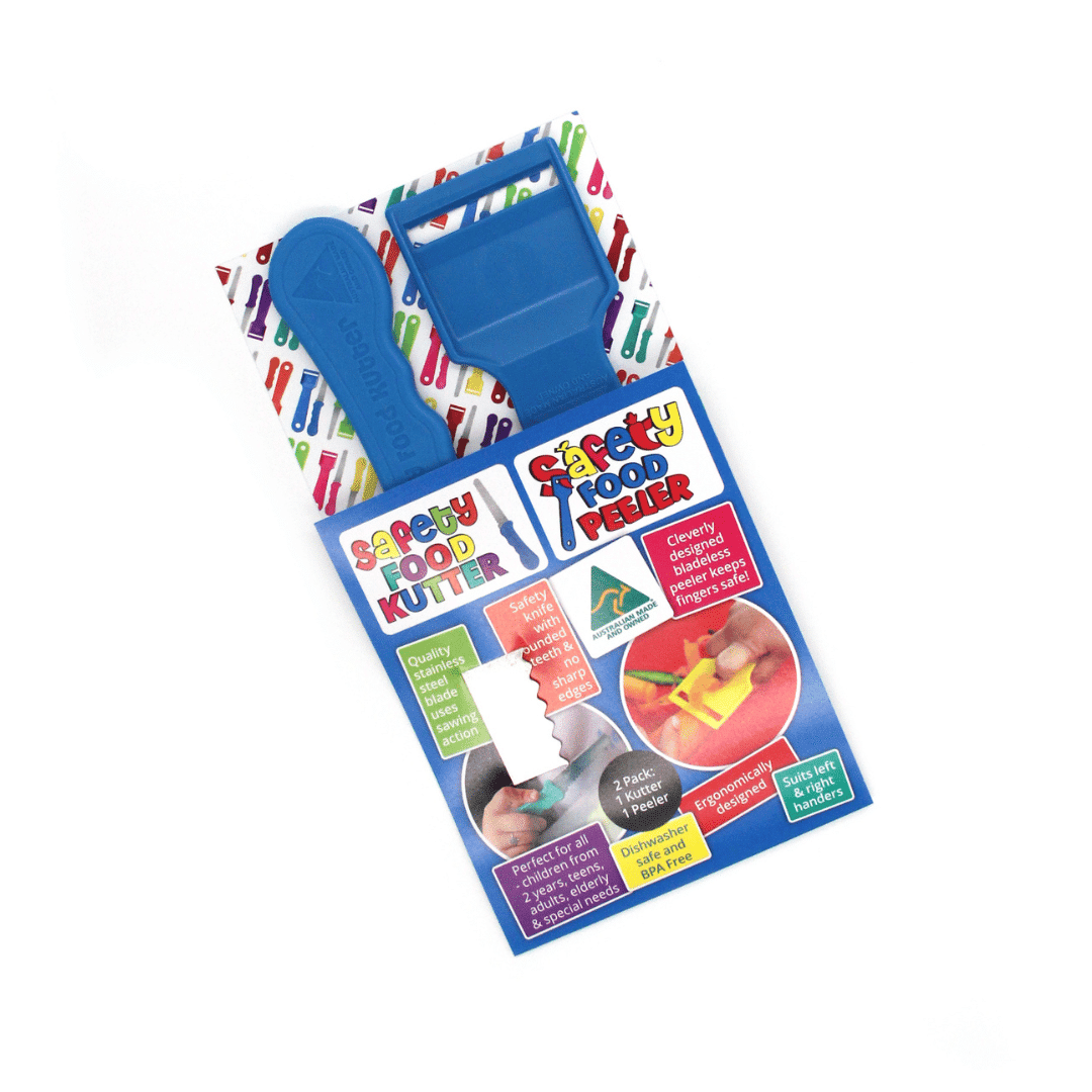 Kiddies Food Kutter 2 Pack Large (1 Kutter & 1 Peeler)