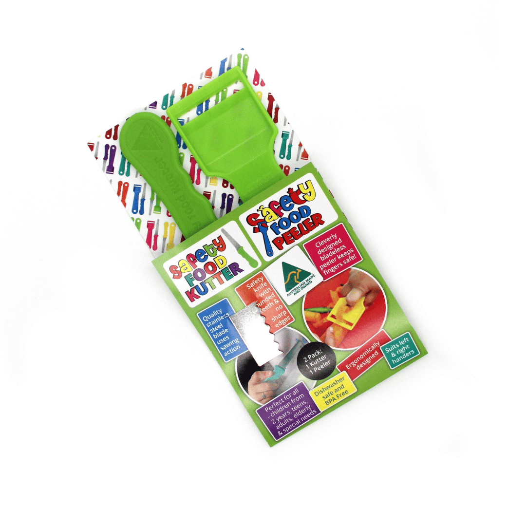 Kiddies Food Kutter 2 Pack Large (1 Kutter & 1 Peeler)