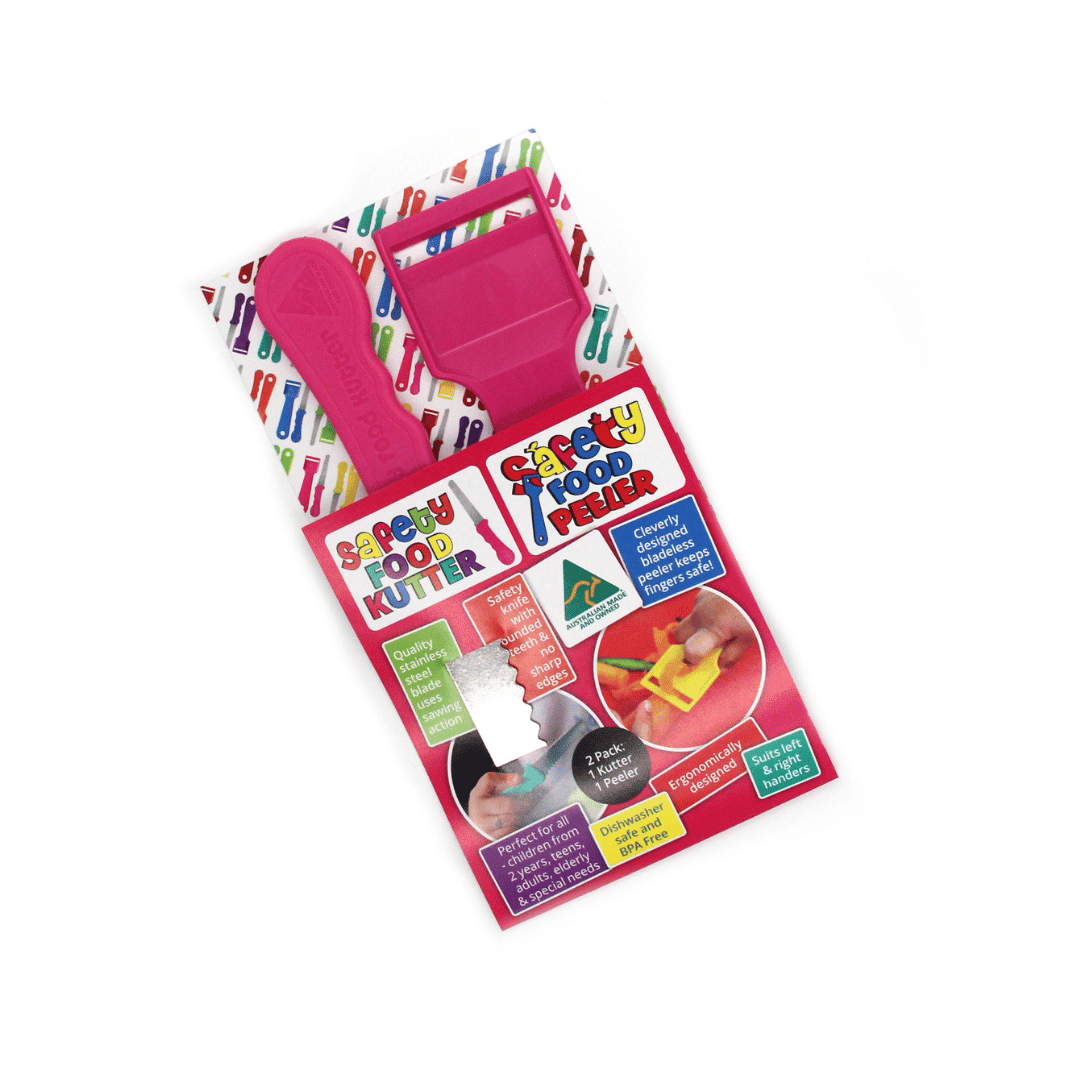 Kiddies Food Kutter 2 Pack Large (1 Kutter & 1 Peeler)
