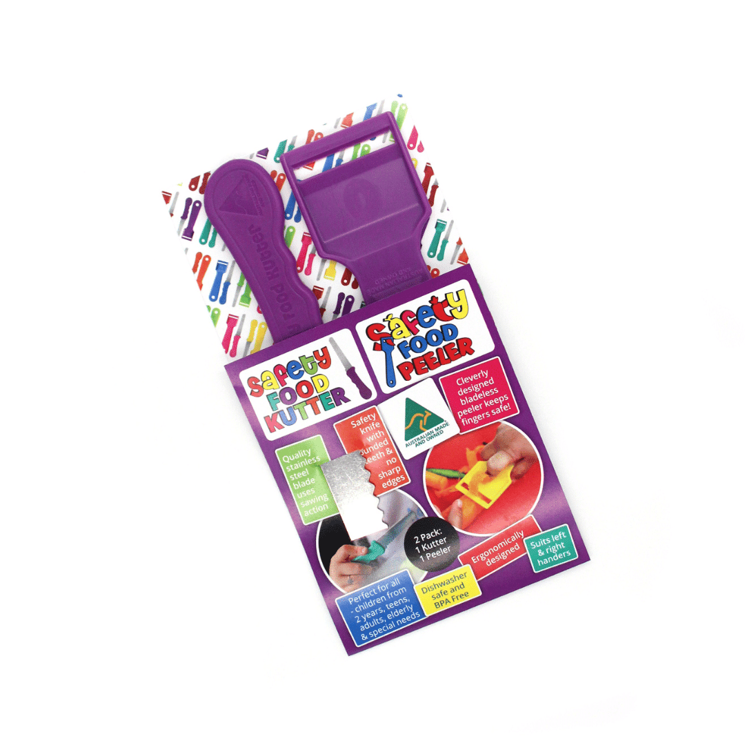 Kiddies Food Kutter 2 Pack Large (1 Kutter & 1 Peeler)