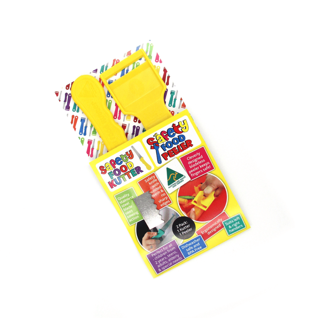 Kiddies Food Kutter 2 Pack Large (1 Kutter & 1 Peeler)