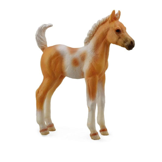 Pinto Foal Standing Palomino (M Red Tag) - CollectA