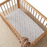 Palm Fitted Cot Sheet - Snuggle Hunny
