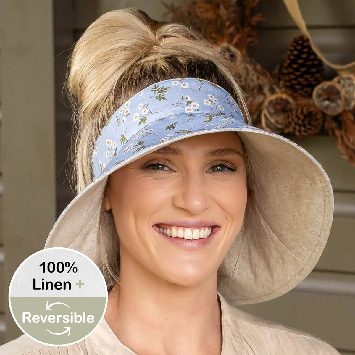 'Voyager' Ladies Wide-Brimmed Sun Visor - (PRE-ORDER)